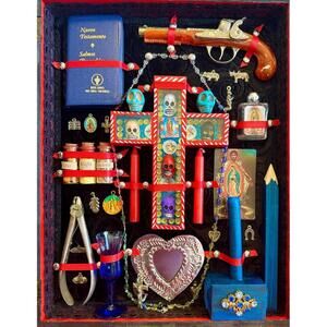 Vampire Slayer Kit Poster 16” x 20” Print Day of the Dead Taos Inspired